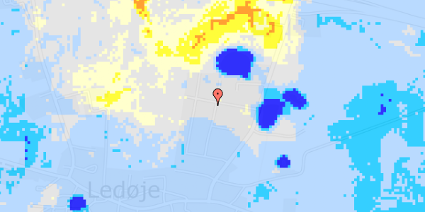 Ekstrem regn på Degnetoften 17