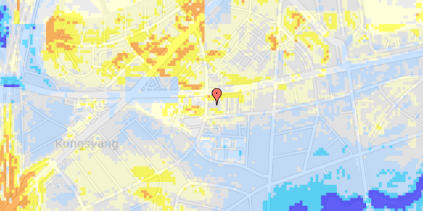 Ekstrem regn på Kongsvang Allé 29, 1. 