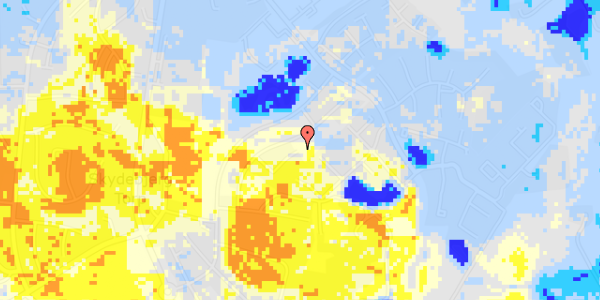 Ekstrem regn på Eventyrbakken 13