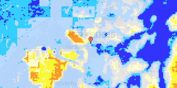 Ekstrem regn på Nederbyvej 80