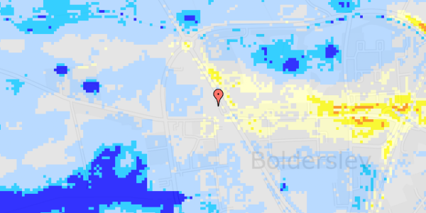 Ekstrem regn på Hellevad-Bovvej 10