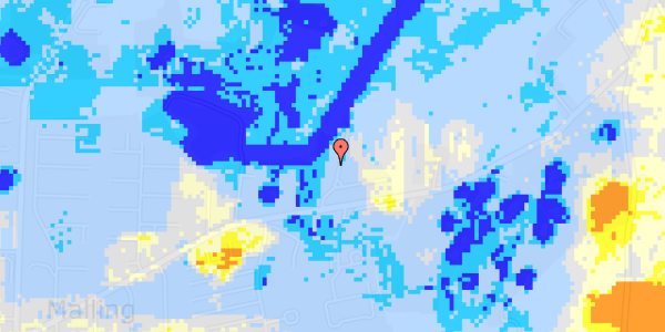 Ekstrem regn på Moselunden 17