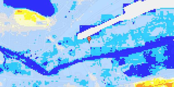 Ekstrem regn på Sdr. Havnegade 42