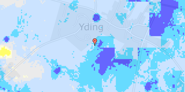 Ekstrem regn på Yding Toft 8A