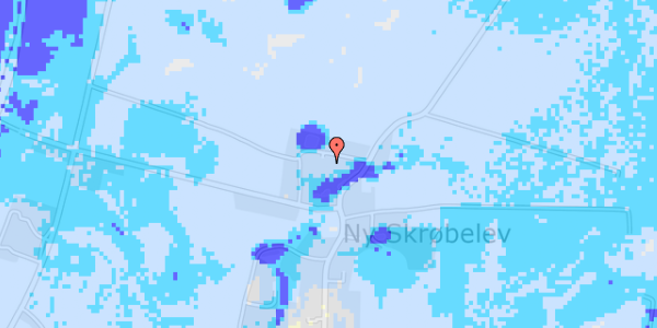 Ekstrem regn på Skrøbelev Hedevej 4, st. tv