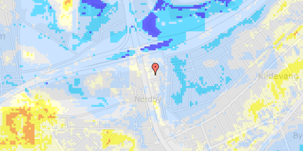 Ekstrem regn på Åhave Parkvej 27, st. th