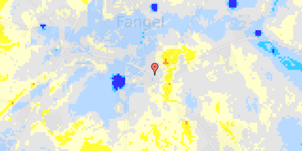 Ekstrem regn på Fangel Bygade 2