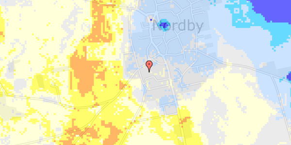 Ekstrem regn på Vestre Ringvej 8A