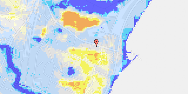 Ekstrem regn på Mørdrupvej 15B, st. 4