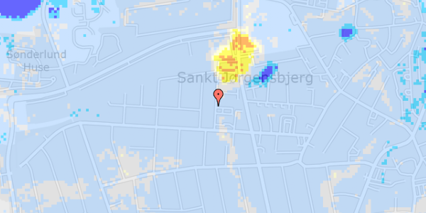 Ekstrem regn på Hf. Vestervang 8