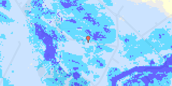 Ekstrem regn på Hjortmosevej 14