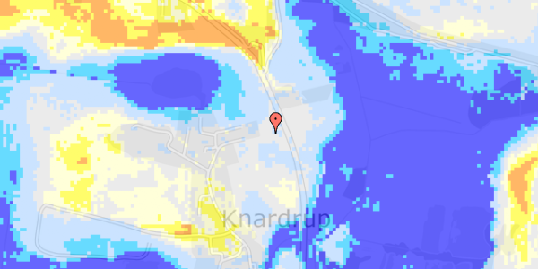 Ekstrem regn på Knardrup Bygade 5