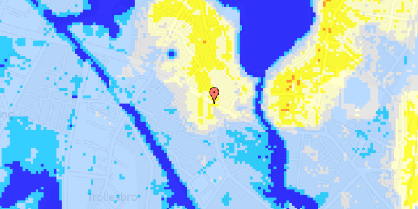 Ekstrem regn på Slotsarkaderne 23, st. 