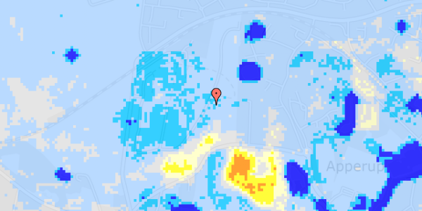 Ekstrem regn på Brovangsvej 132