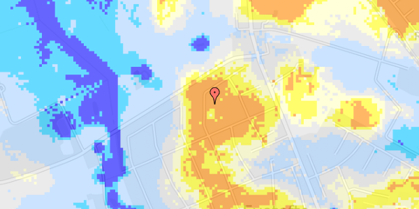 Ekstrem regn på Poul Reumertsvej 42