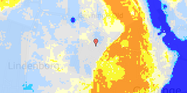 Ekstrem regn på Byager 23