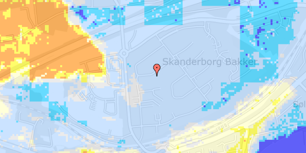 Ekstrem regn på Augustas Vænge 34