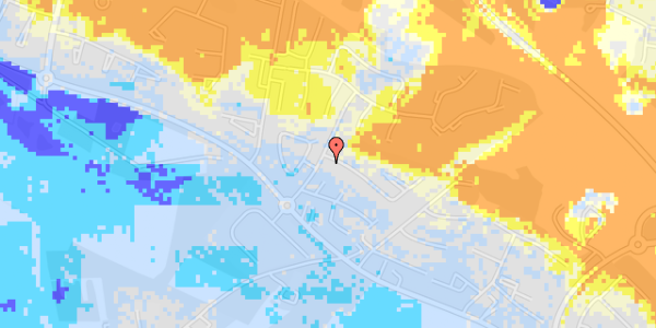 Ekstrem regn på Liseborg Mark 52