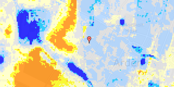 Ekstrem regn på Bymarken 30A