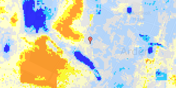 Ekstrem regn på Bymarken 42F