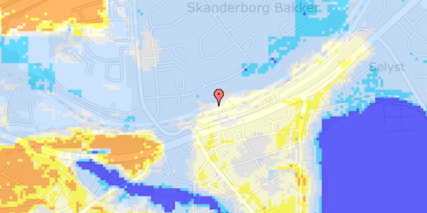 Ekstrem regn på Jernbanevej 3B