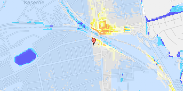 Ekstrem regn på Hornemansgade 36A, st. 