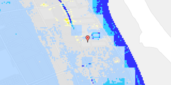 Ekstrem regn på Amager Strandvej 156F, st. th