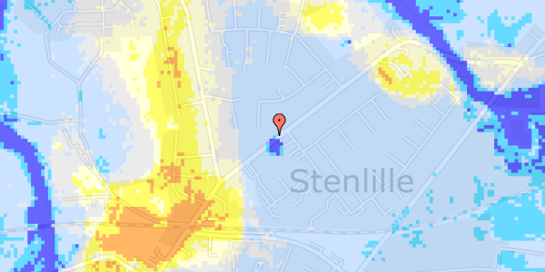 Ekstrem regn på Hovedgaden 77A, 1. 