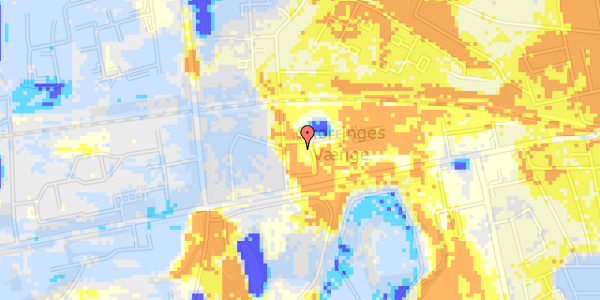 Ekstrem regn på Hedelykken 2, st. 