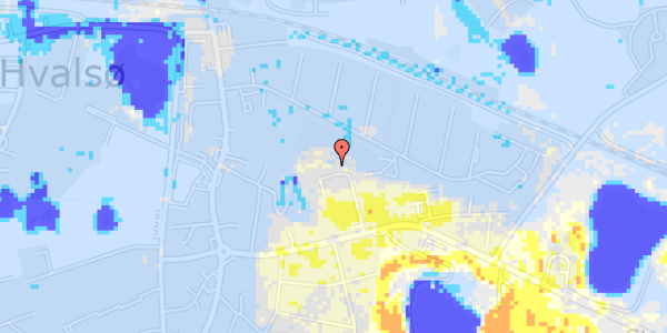 Ekstrem regn på Roskildevej 9C