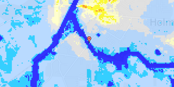 Ekstrem regn på Stationsvej 30