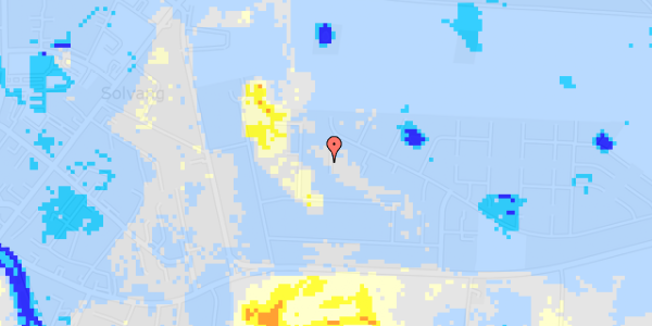 Ekstrem regn på Morescovej 6