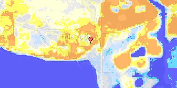 Ekstrem regn på Tulstrupvej 82