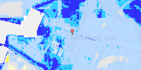 Ekstrem regn på Lerchenborgvej 50B