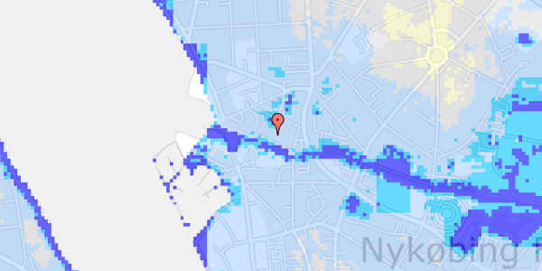 Ekstrem regn på Slotsbryggen 6, 1. th