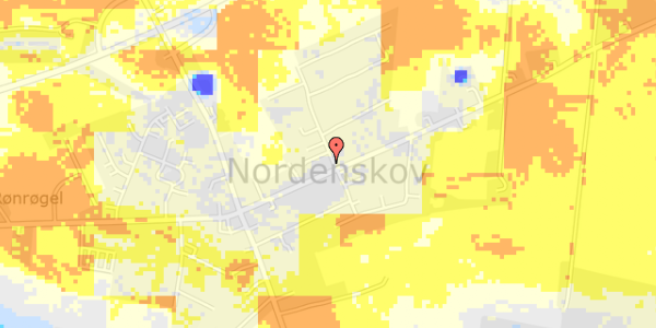 Ekstrem regn på J C Jensensvej 1A