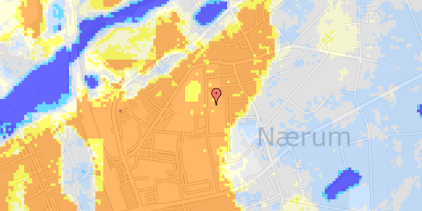 Ekstrem regn på Linde Alle 5B, st. h003