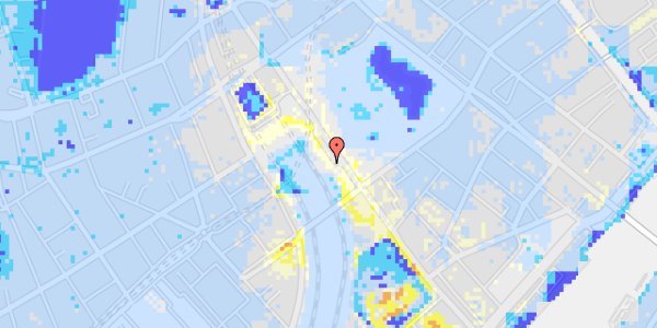 Ekstrem regn på Bernstorffsgade 20