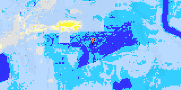 Ekstrem regn på Lensmarken 10D