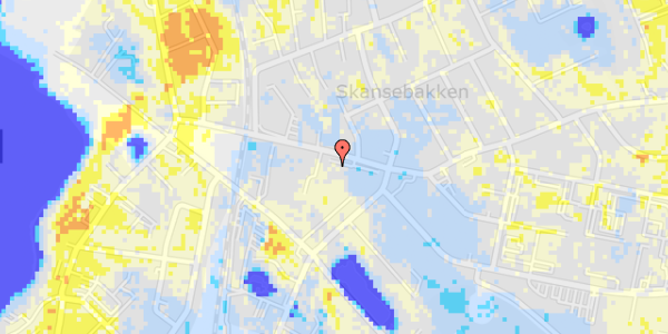 Ekstrem regn på Skansevej 2C, . 1