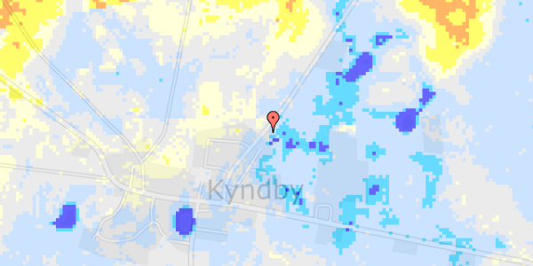 Ekstrem regn på Toftegaardsvej 16