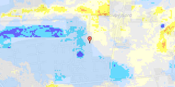 Ekstrem regn på Skovbygårdsvej 18