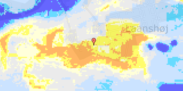 Ekstrem regn på Lejrvej 159