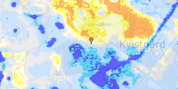 Ekstrem regn på O.F. Kvistgård 14B