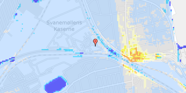 Ekstrem regn på Svanemøllens Kaserne 10