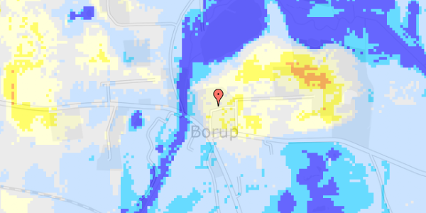 Ekstrem regn på Fruervadvej 10