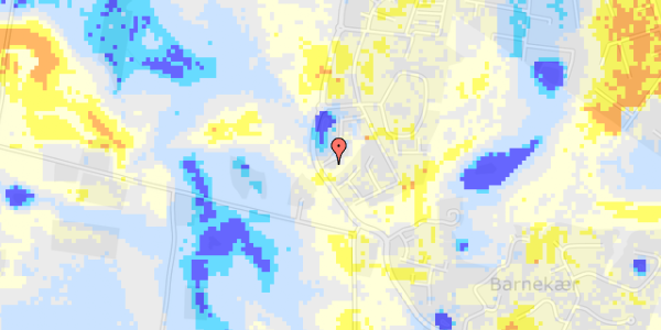 Ekstrem regn på Egernleddet 40