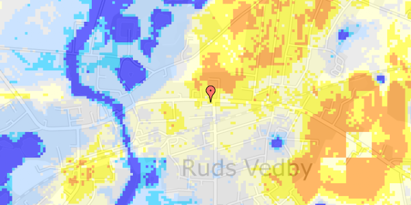 Ekstrem regn på Rudsgade 44D