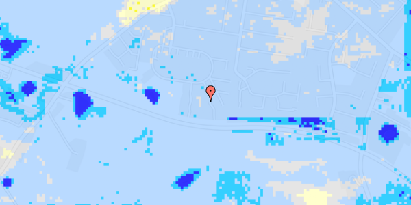 Ekstrem regn på H. C. Ørsteds Vej 12