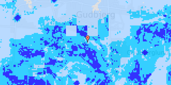 Ekstrem regn på Ørbækvej 257